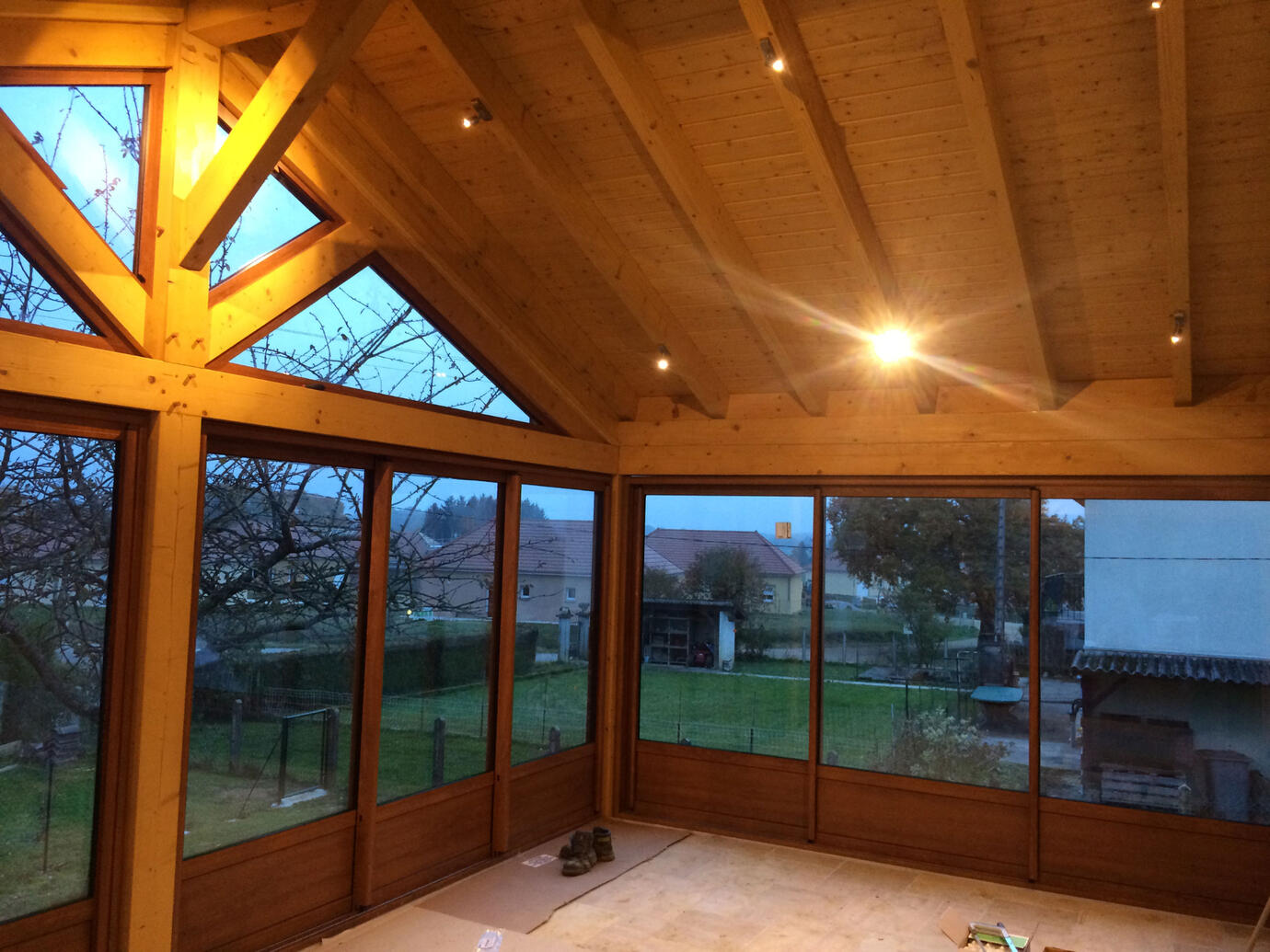 Charpente Vue intérieure