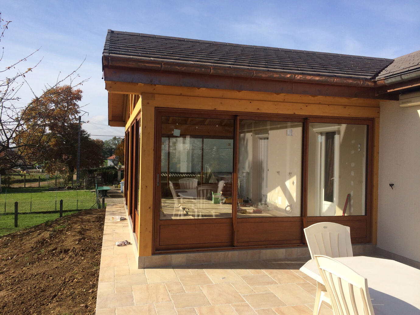 Extension en bois
